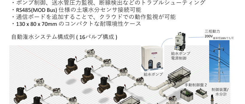 新型自動潅水コントローラについて